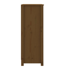 Bibliothèque Marron miel 80x35x97 cm Bois de pin massif