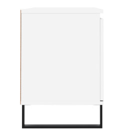 Meuble TV blanc 104x35x50 cm bois d'ingénierie