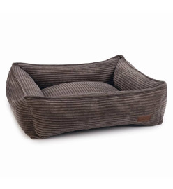 Designed by Lotte Lit nervuré pour chien Marron 65x60x20 cm