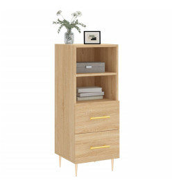 Buffet Chêne sonoma 34,5x34x90 cm Bois d'ingénierie