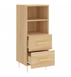 Buffet Chêne sonoma 34,5x34x90 cm Bois d'ingénierie