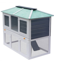 Cage double pour animaux Bois