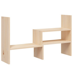 Support pour moniteur (39-72)x17x43 cm Bois de pin solide