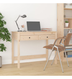 Bureau avec tiroirs 100x50x78 cm Bois massif de pin