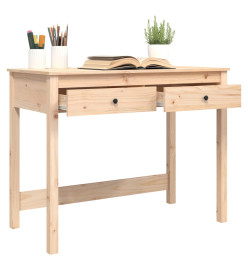 Bureau avec tiroirs 100x50x78 cm Bois massif de pin