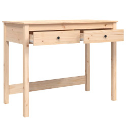 Bureau avec tiroirs 100x50x78 cm Bois massif de pin