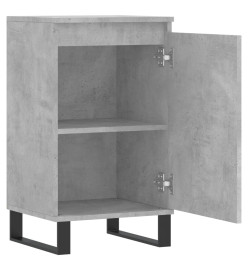 Buffet gris béton 40x35x70 cm bois d'ingénierie