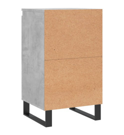 Buffet gris béton 40x35x70 cm bois d'ingénierie