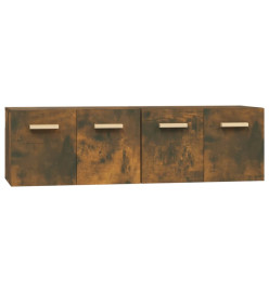 Armoires murales 2pcs Chêne fumé 60x36,5x35cm Bois d'ingénierie