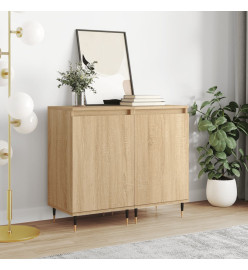 Buffets 2 pcs chêne sonoma 40x35x70 cm bois d'ingénierie