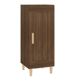 Buffet Chêne marron 34,5x34x90 cm Bois d'ingénierie