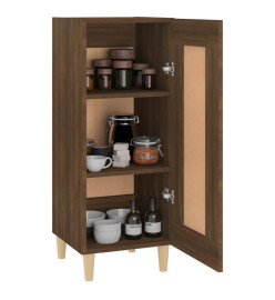 Buffet Chêne marron 34,5x34x90 cm Bois d'ingénierie