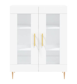 Buffet blanc 69,5x34x90 cm bois d'ingénierie