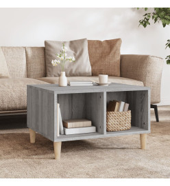 Table basse Sonoma gris 60x50x36,5 cm Bois d'ingénierie