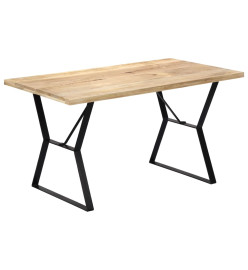 Table de salle à manger 140x80x76 cm Bois de manguier massif