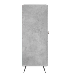 Buffet gris béton 69,5x34x90 cm bois d'ingénierie