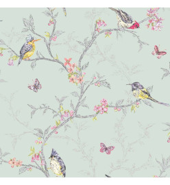 DUTCH WALLCOVERINGS Papier peint Phoebe Menthe