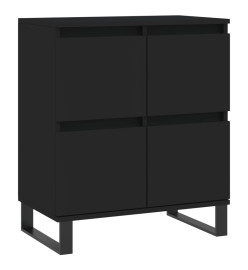 Buffet Noir 60x35x70 cm Bois d'ingénierie