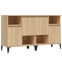 Buffets 2 pcs chêne sonoma 60x35x70 cm bois d'ingénierie
