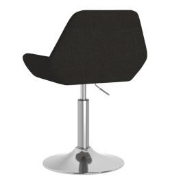 Tabouret de bar Noir Tissu