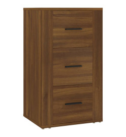 Buffet Chêne marron 40x33x70 cm Bois d'ingénierie
