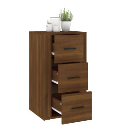Buffet Chêne marron 40x33x70 cm Bois d'ingénierie