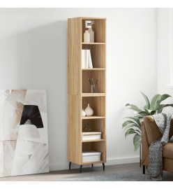 Buffet haut Chêne sonoma 34,5x32,5x180 cm Bois d'ingénierie