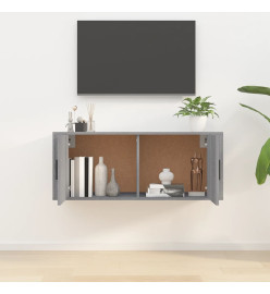 Meuble TV mural Sonoma gris 100x34,5x40 cm