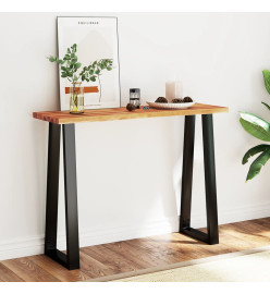 Table console à live edge 110x35x80 cm bois d'acacia solide