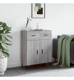 Buffet sonoma gris 69,5x34x90 cm bois d'ingénierie