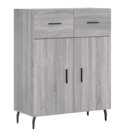 Buffet sonoma gris 69,5x34x90 cm bois d'ingénierie