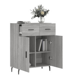 Buffet sonoma gris 69,5x34x90 cm bois d'ingénierie