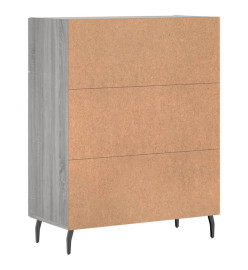 Buffet sonoma gris 69,5x34x90 cm bois d'ingénierie