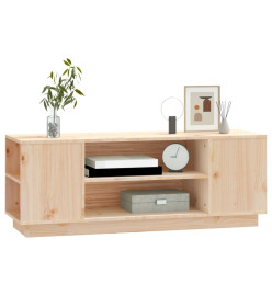 Meuble TV 110x35x40,5 cm Bois de pin massif