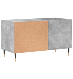 Armoire à disques gris béton 85x38x48 cm bois d'ingénierie