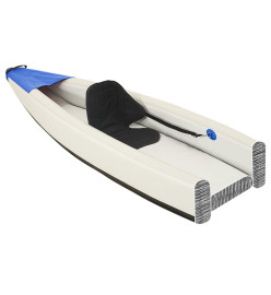 Kayak gonflable bleu 424x81x31 cm polyester