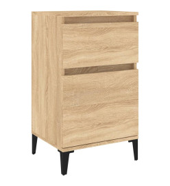 Table de chevet chêne sonoma 40x35x70 cm