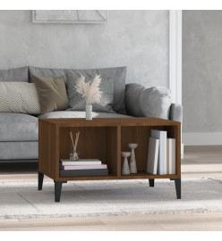 Table basse Chêne marron 60x50x36,5 cm Bois d'ingénierie
