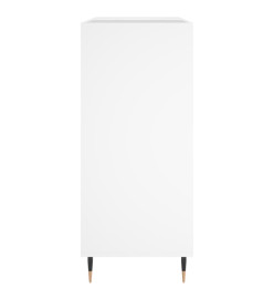 Armoire à disques blanc 84,5x38x89 cm bois d'ingénierie