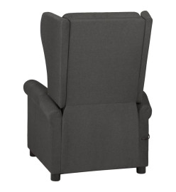 Fauteuil inclinable Gris foncé Tissu