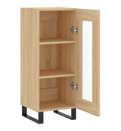 Buffet Chêne sonoma 34,5x34x90 cm Bois d'ingénierie