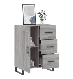 Buffet sonoma gris 69,5x34x90 cm bois d'ingénierie