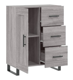 Buffet sonoma gris 69,5x34x90 cm bois d'ingénierie