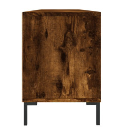 Meuble TV chêne fumé 150x30x44,5 cm bois d'ingénierie