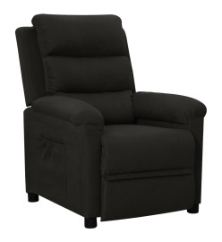 Fauteuil inclinable Noir Tissu