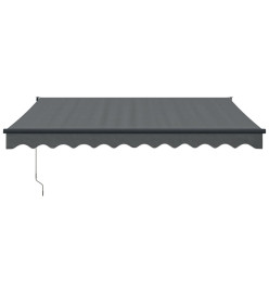 Auvent rétractable automatique anthracite 3,5x2,5 m