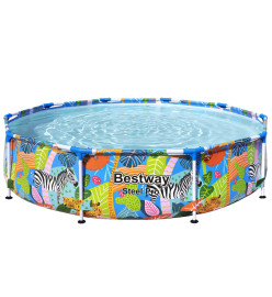 Bestway Ensemble de piscine Steel Pro Cadre 305x66 cm