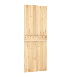 Porte 80x210 cm bois massif de pin