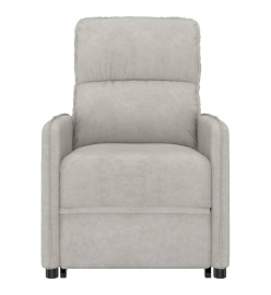 Fauteuil Gris clair Tissu microfibre