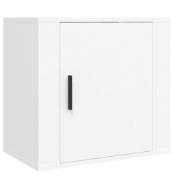 Table de chevet murale Blanc 50x30x47 cm